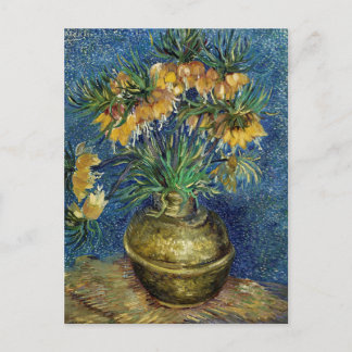 Postal Pintura de Vicent van Gogh Imperial Fritillaries