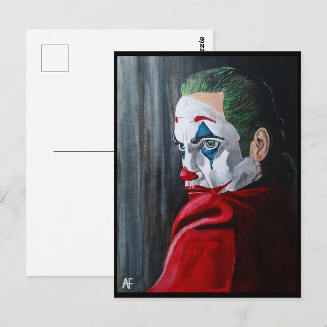 Postal Pintura de villano de Alfred Fox coleccionable (Anverso / Reverso)