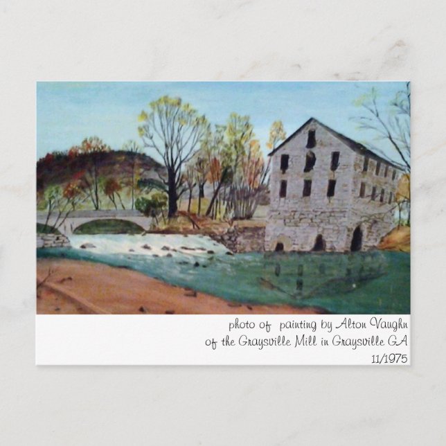 Postal Pintura del abuelo (Anverso)
