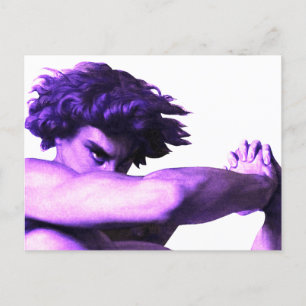 Postal Pintura del ángel caído por Alexandre Cabanel