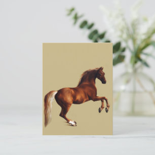 Postal Pintura del caballo Whistlejacket por George Stubb