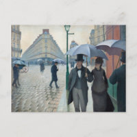Pintura del Día de Lluvia en la calle Caillebotte 