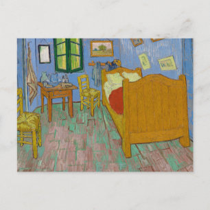 Postal Pintura del dormitorio de Vincent Van Gogh