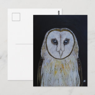 Postal Pintura del fantasma de la noche por Alfred Fox