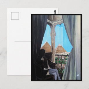 Postal Pintura del Hotel Pyramisa de Alfred Fox
