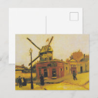 Pintura del Molino de Viento de Van Gogh París Vin