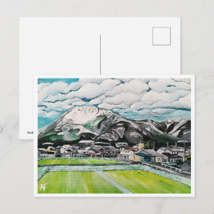 Postal Pintura del Monte Fuji por Alfred Fox Coleccionabl
