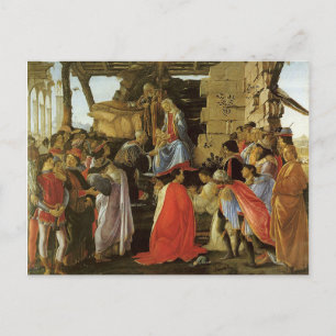Postal Pintura del Renacimiento Botticelli