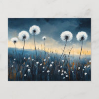 Pintura dramática de Dandelion Fluff