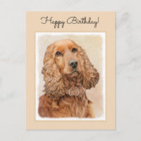 Pintura española de Cocker - Arte original del per