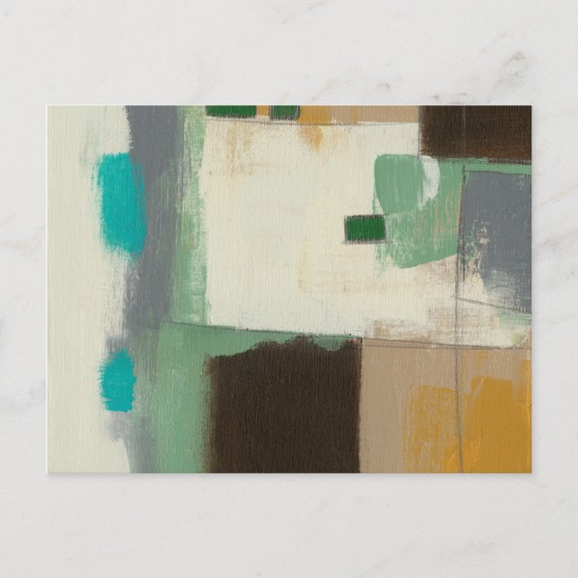 Postal Pintura expresionista con pincel fuerte (Anverso)