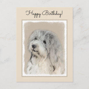 Postal Pintura Havanesa (Dorada Sable) - Arte Perro Origi