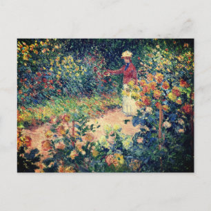 Postal Pintura impresionista de Claude Monet