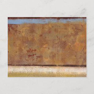 Postal Pintura moderna en tonos de la Tierra de Norman Wy