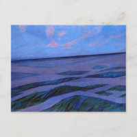 Pintura mondriana, paisaje de dunas