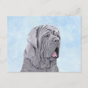 Postal Pintura Neopolitana de Mastiff - Arte Perro Origin