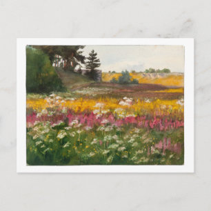 Postal Pintura "Paisaje de Verano" de Lilly Walther