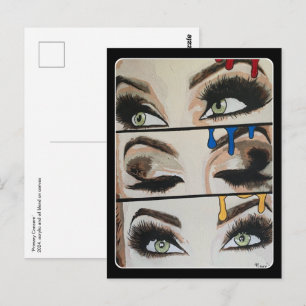 Postal Pintura 'Preocupación Principal' en una 