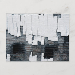 Postal Pintura que se Desprende de la Madera 