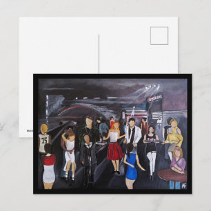 Postal Pintura sin control de Alfred Fox