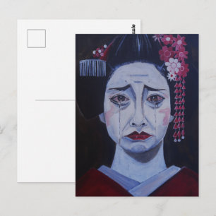 Postal Pintura Tristemente Hermosa de Alfred Fox