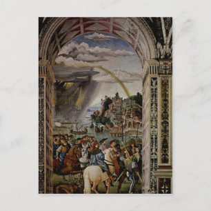 Postal Pinturicchio Freskenzklus zu Leben und Taten des