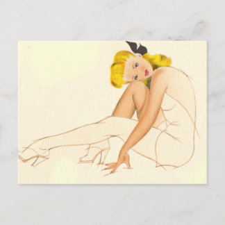 Postal Pinup esbozado