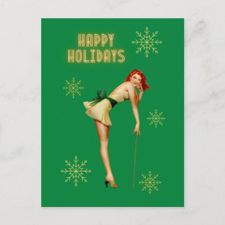 Postal Pinup Vintage Christmas