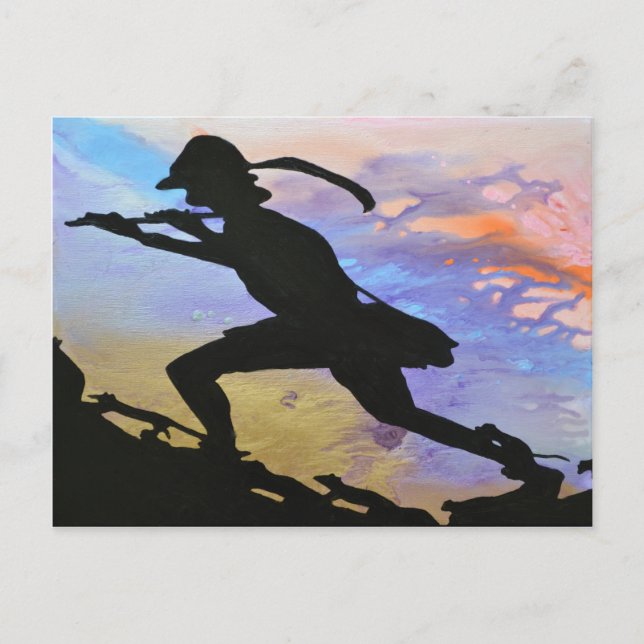 Postal Piper en las puertas del amanecer (Anverso)