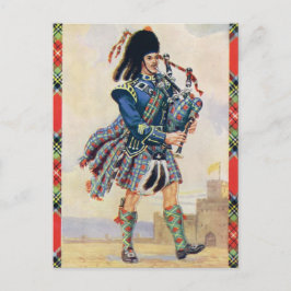 Postal Piper escocés, la oscilación del kilt