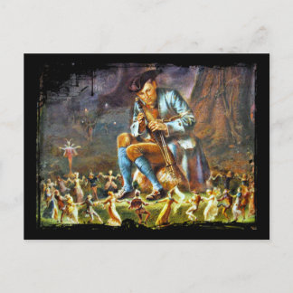 Postal Piper Jugando para Faeries