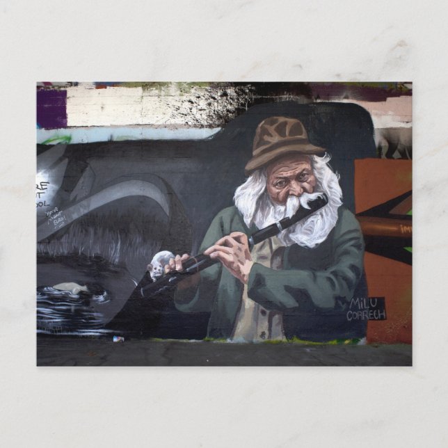 Postal Piper Piper Arte Urbano (Anverso)