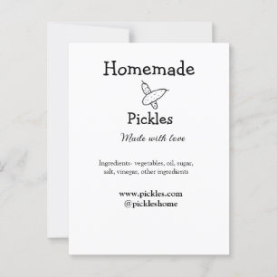 Postal Piquetes caseros hechos con amor agregar sitio web