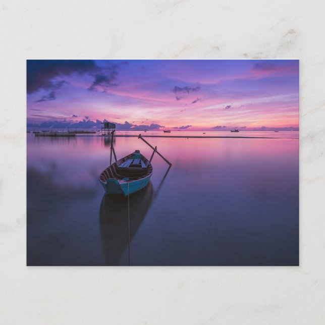 Postal Piragüismo Kayak Vela Pesca - es vida (Anverso)