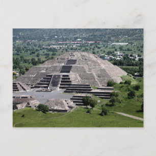 Postal Pirámide de la luna, Teotihuacan, México