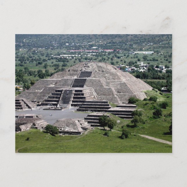 Postal Pirámide de la luna, Teotihuacan, México (Anverso)