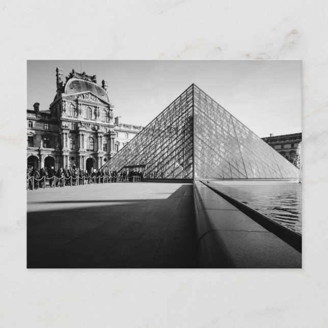 Postal Pirámide del Louvre 2 (Anverso)