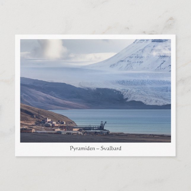 Postal Pirámide Svalbard (Anverso)