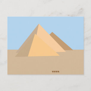Postal Pirámides de Egipto
