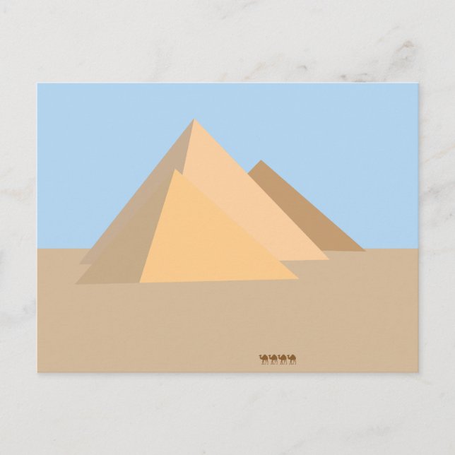 Postal Pirámides de Egipto (Anverso)