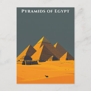 Postal Pirámides de Egipto Viaje Maravillas Antiguas