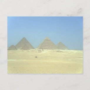 Postal Pirámides de El Cairo