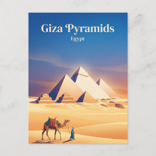 Postal Pirámides de Giza Egipto