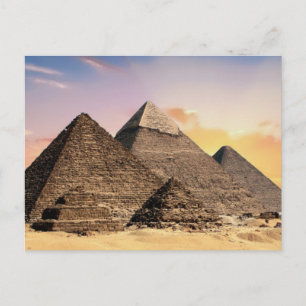 Postal Pirámides De Giza Viaje Egipto Foto