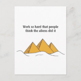 Postal Pirámides Esfinge Antiguo Egipto Faraón Khufu 