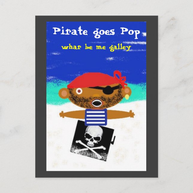 Postal pirata, Pirate se va Pop, ¿qué pasa conmigo? (Anverso)