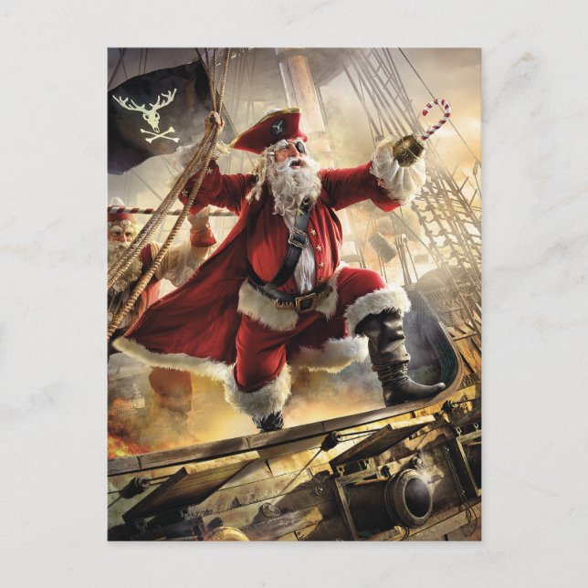 Postal Pirata Santa (Anverso)