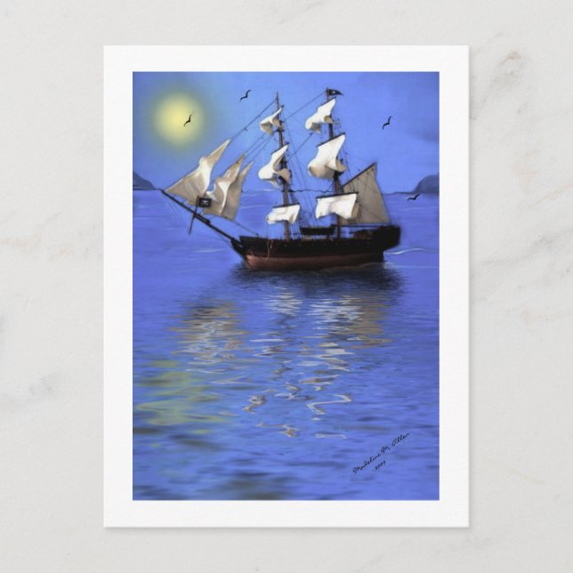 Postal Piratas (Anverso)