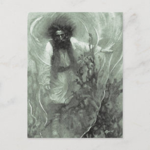 Postal Piratas de época, capitán Goldsack por Howard Pyle