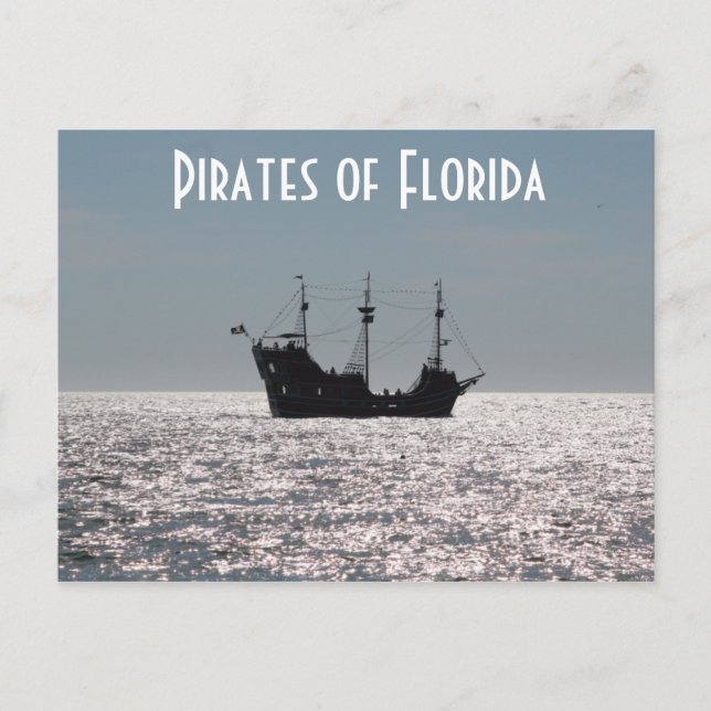 Postal Piratas de Florida (Anverso)